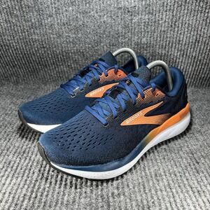 Brooks Ghost 16 Men's Size 8 Bonnie Blue Ribbon Orange Running Shoes 1104181D474